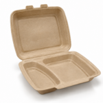 Box assiette EPP 2 compartiments 125 PS