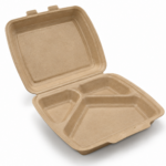 Box assiette EPP 3 compartiments 125 PS