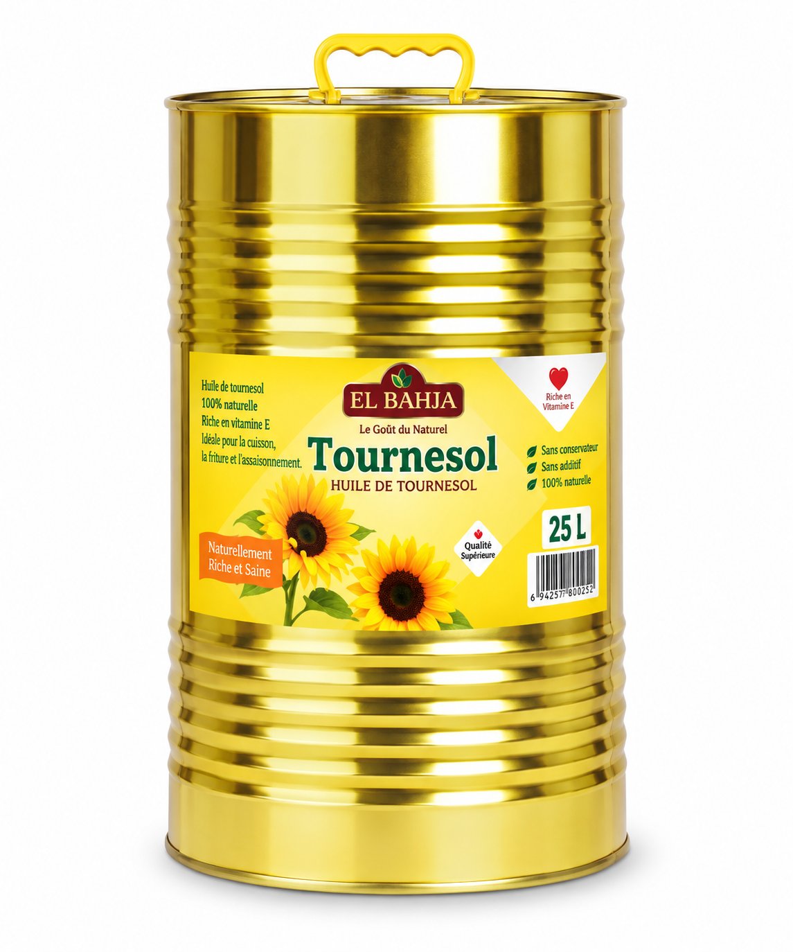 BIDON 25 L Huile de Tournesol Bidon 25 L – Image 1