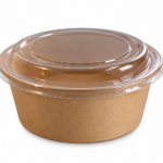 Bol kraft avec couvercle 550 ml*200 PS