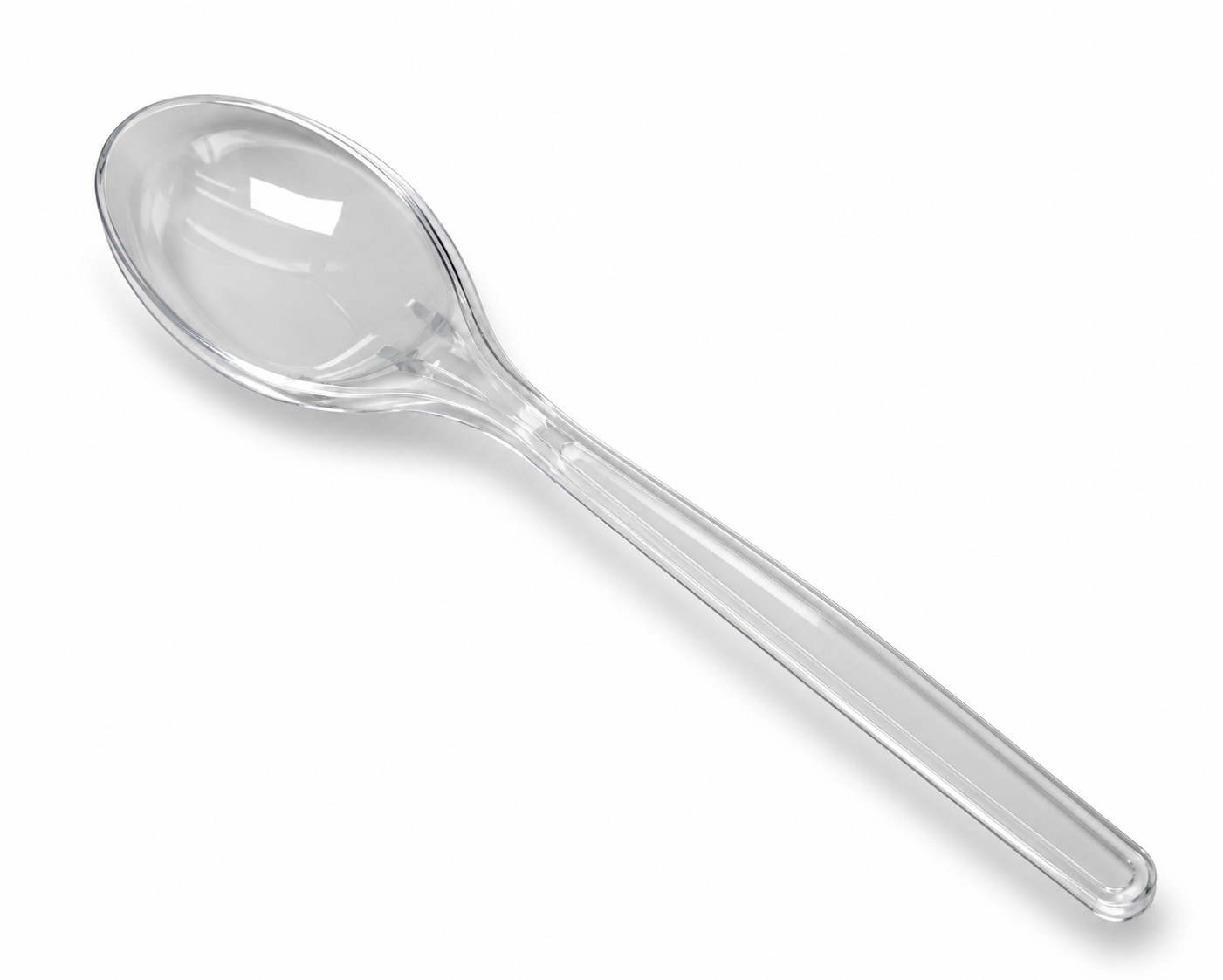 CUILLÈRE Cuillère à Dessert Réutilisable Transparente – Image 1