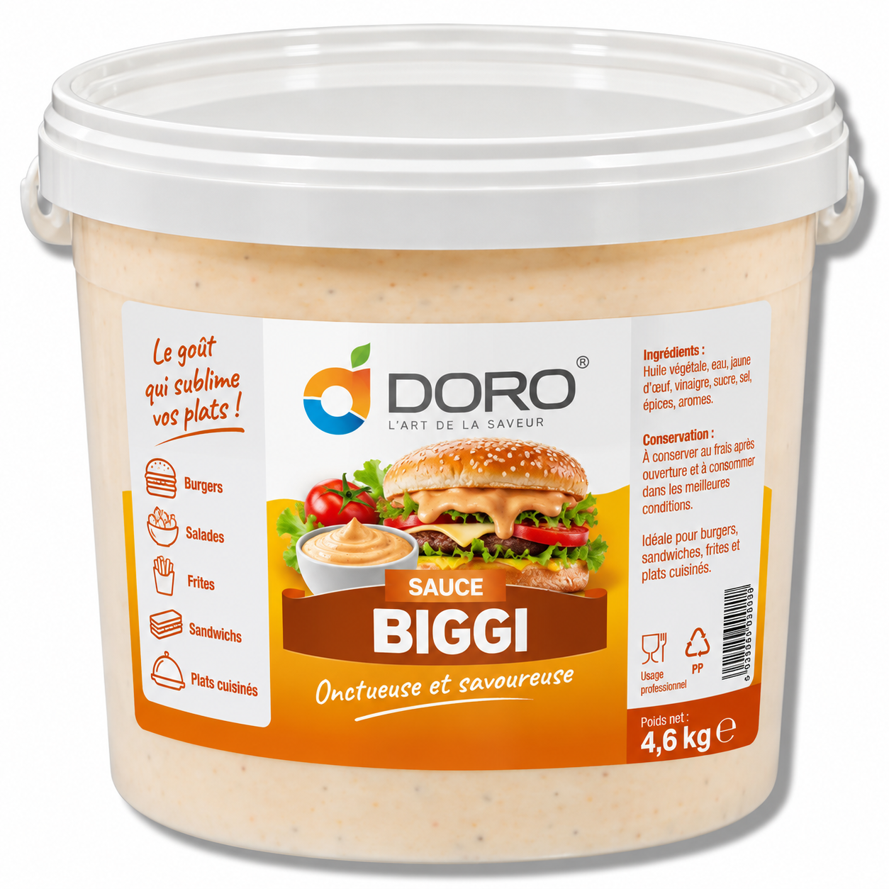 DORO POTS DE SAUCE BIGGI Doro Pot de Sauce Biggi 5L – Image 1