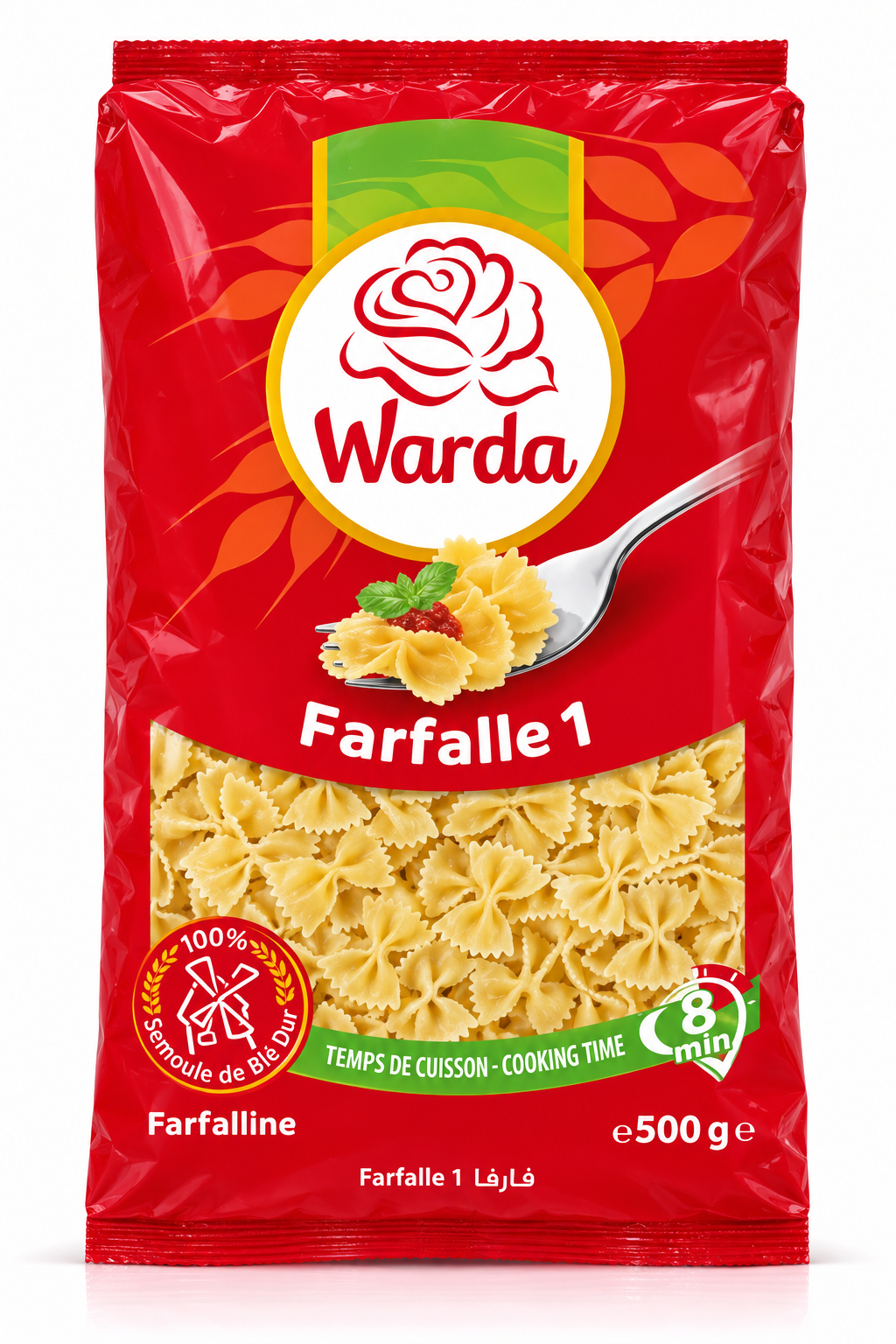 Farfalle1 Farfalle 1 Warda - 500 g*24 – Image 1