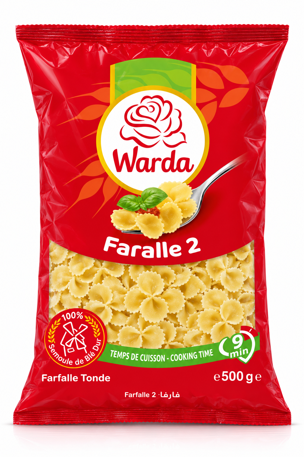 Farfalle2 Farfalle 2 Warda - 500 g*24 – Image 1