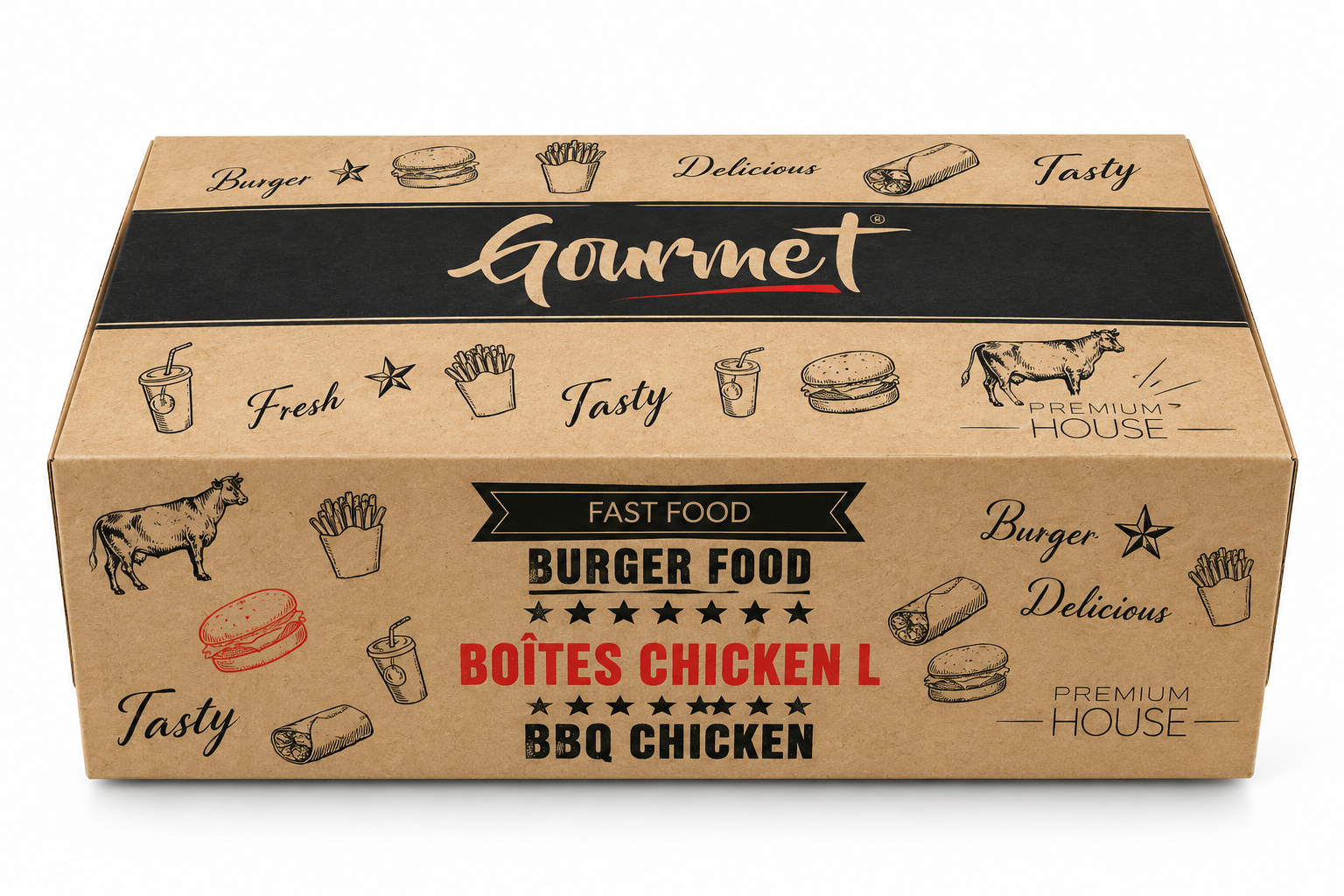 GOURMET BOÎTES CHICKEN Gourmet boîte chicken L 300 PS – Image 1