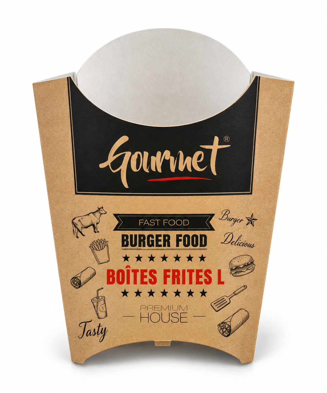 GOURMET BOÎTES FRITES Gourmet boîte frites L – Image 1