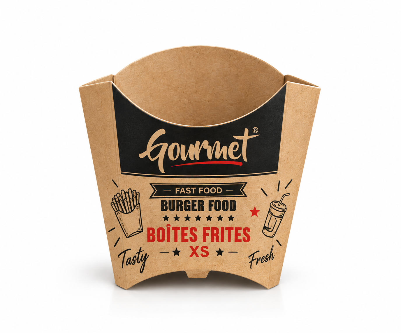 GOURMET BOÎTES FRITESxs Gourmet boîte frites XS – Image 1