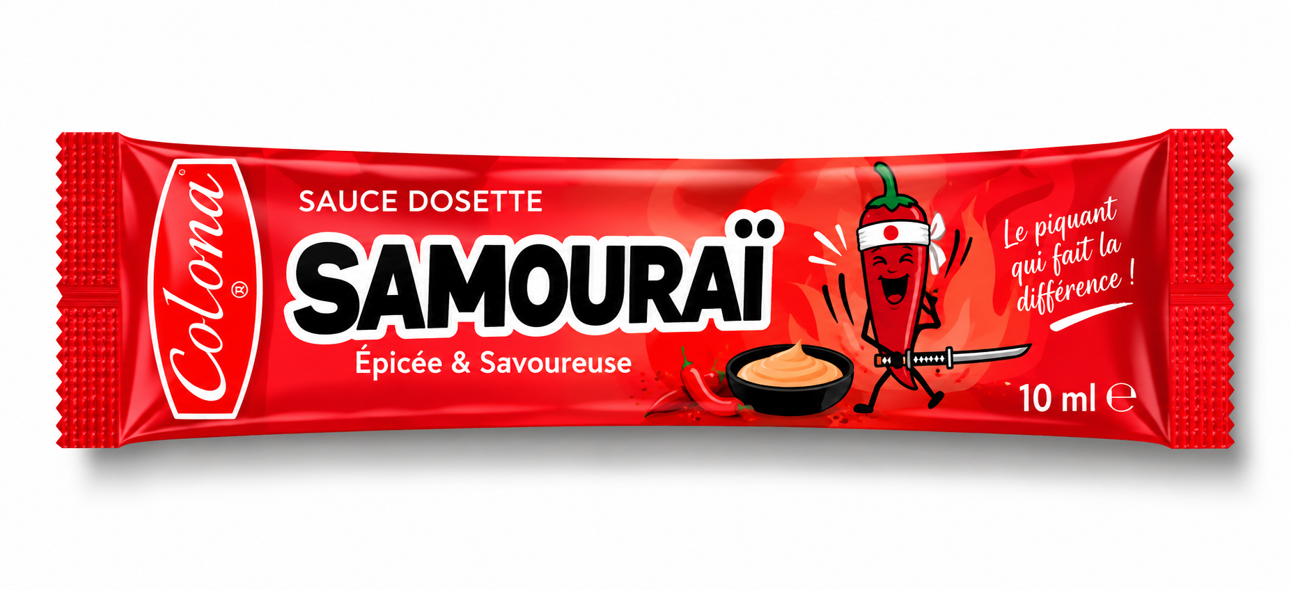 SAMOURAÏsouce Colona dosettes Samouraï 10 ml 500 PS – Image 1