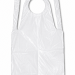 Tablier blanc PE taille extra renforcé 100 PS