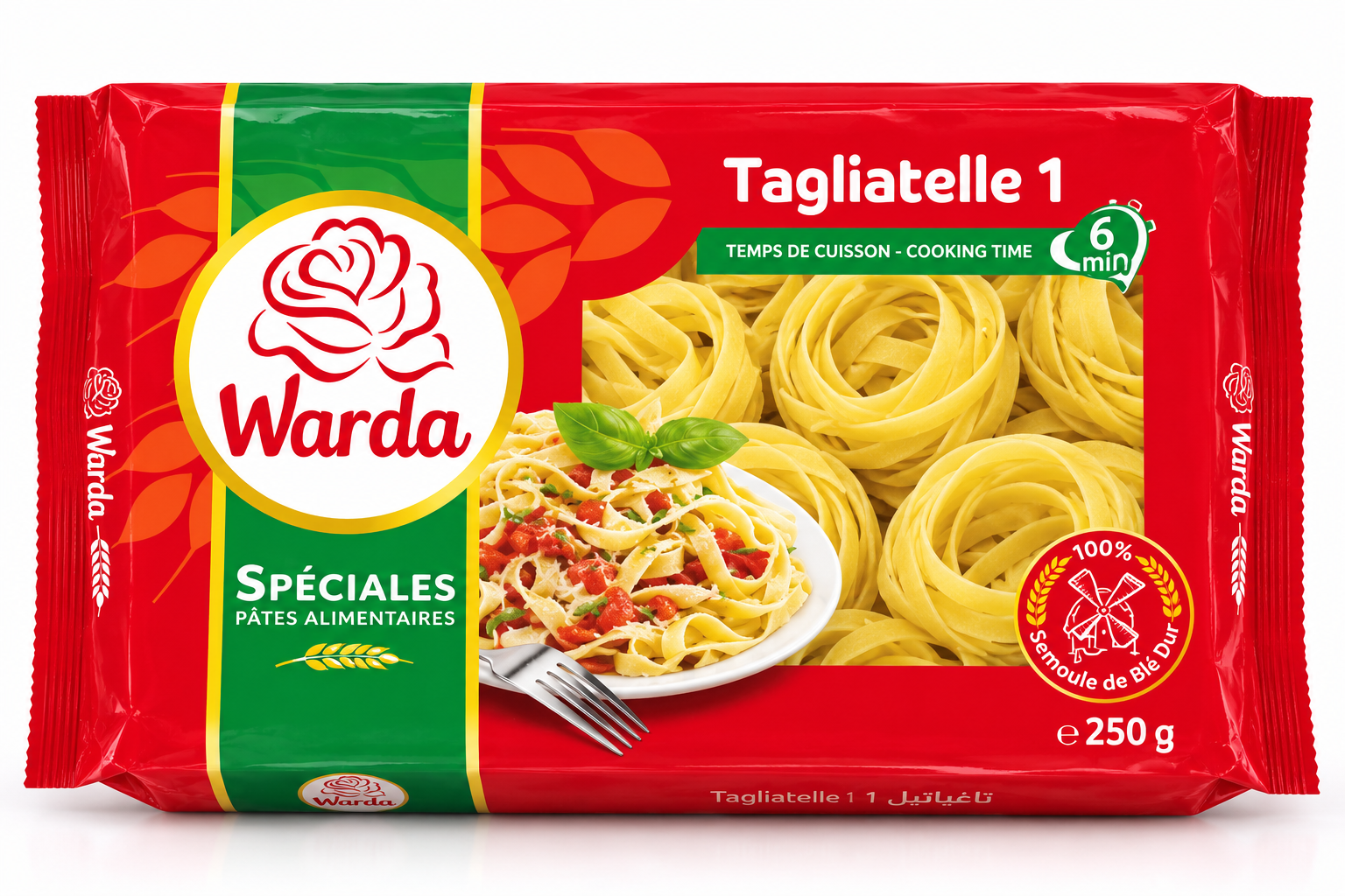 Tagliatelle1 Tagliatelle 1 Warda - 250 g – Image 1