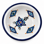 Tebsi Tunisien en Céramique - Motif Géométrique