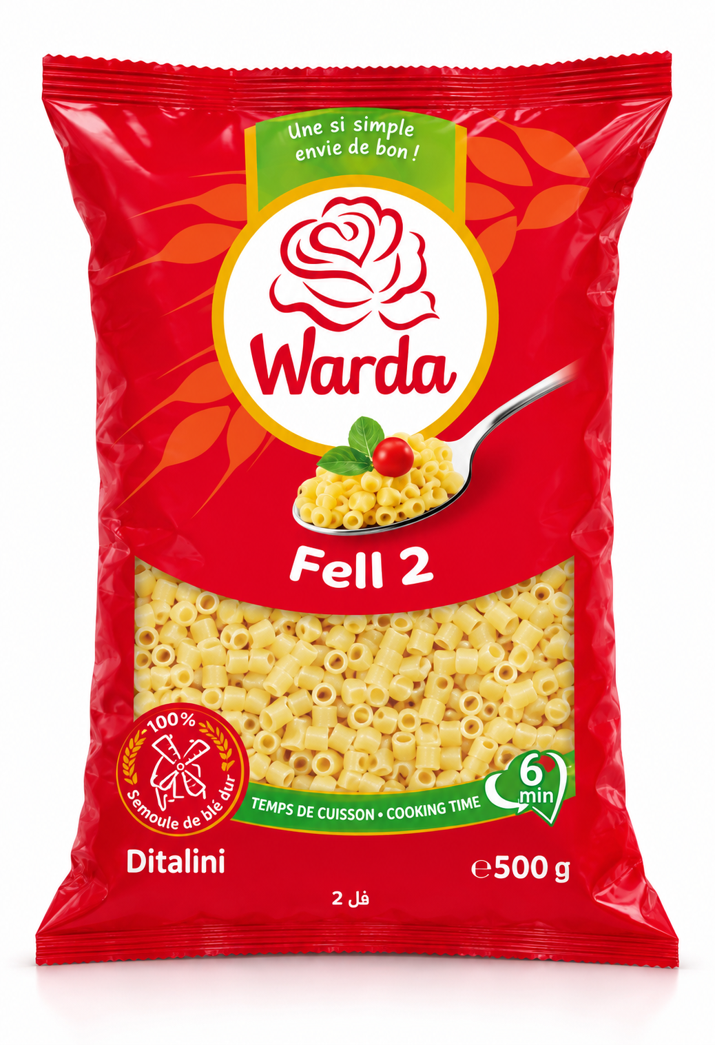 fell2 Fell 2 Warda ou Randa - 500 g*24 – Image 1