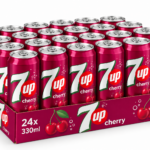 7UP Cherry 33 cl – Lot de 24 canettes