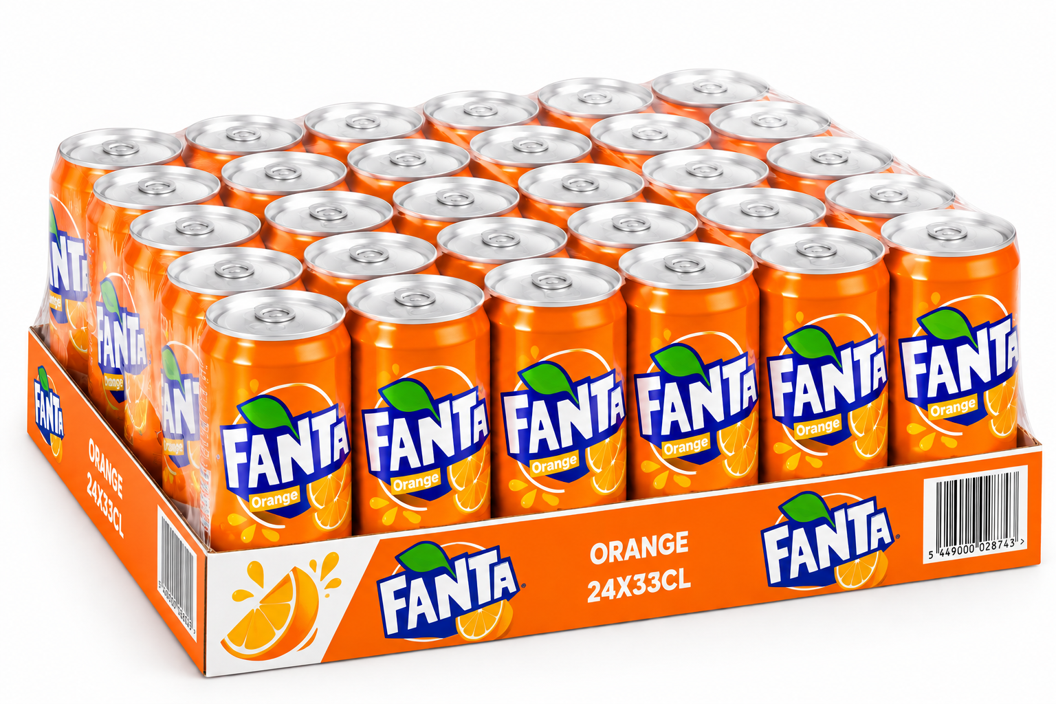 Fanta Orange 33 cl Fanta Orange 33 cl – Lot de 24 canettes – Image 1