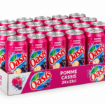 Oasis Pomme Cassis 33 cl – Lot de 24 canettes