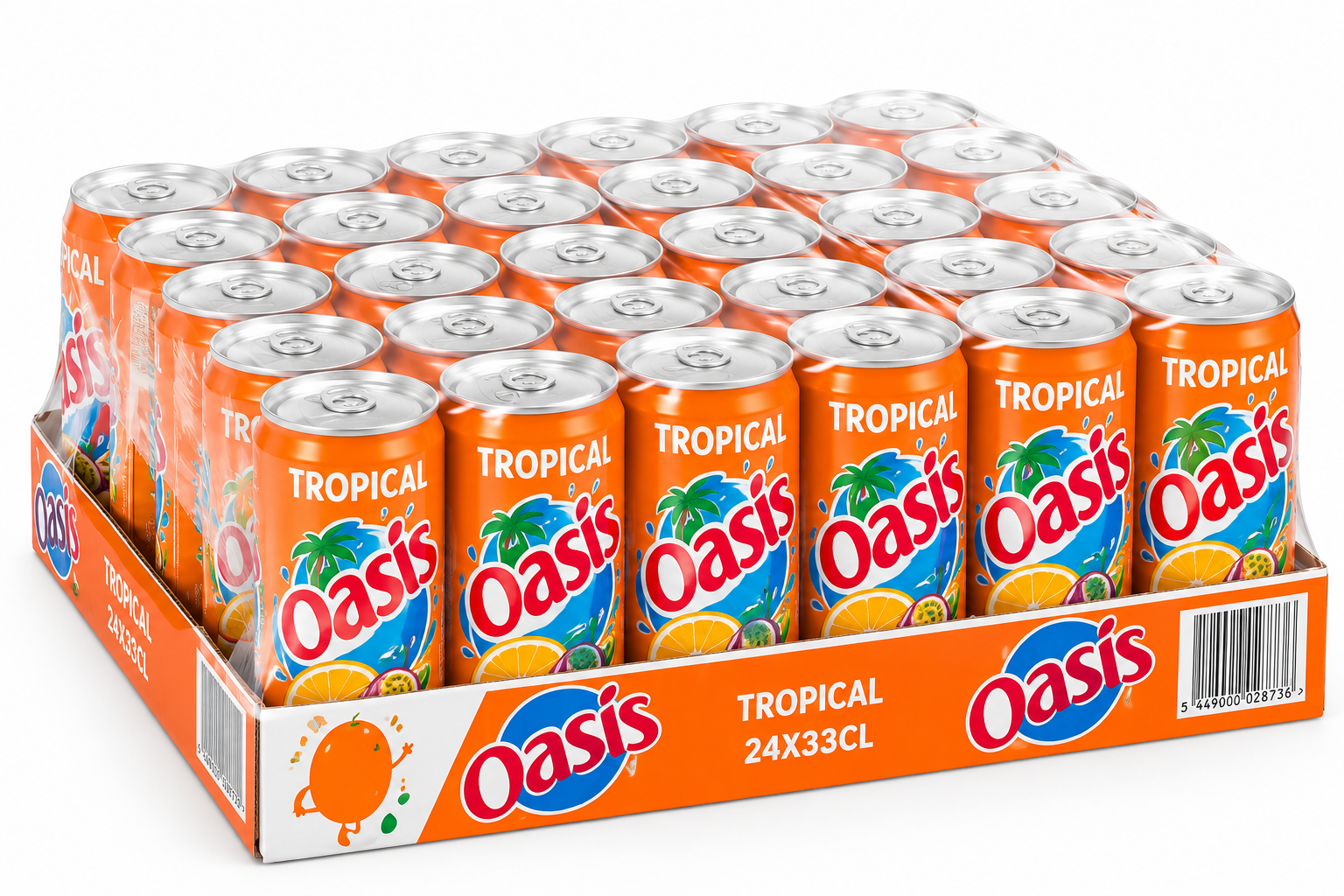 Oasis Tropical 33 cl Oasis Tropical 33 cl – Lot de 24 canettes – Image 1